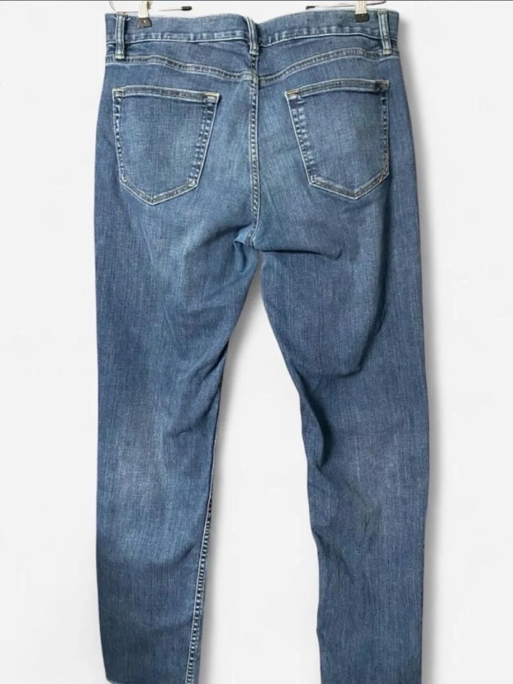 Banana Republic Slim Straight Jeans in Medium Blue Wash